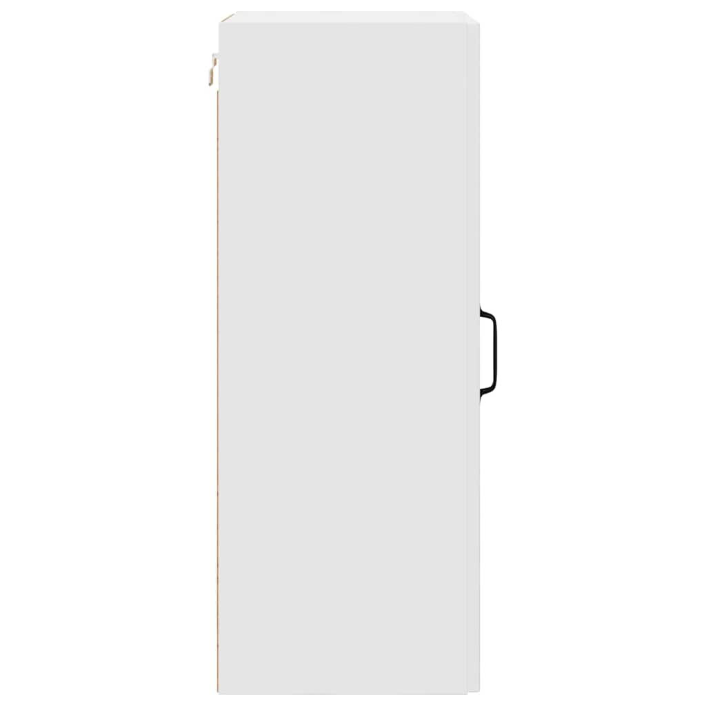 Vægskab til køkken med dør Hvid 40 x 31 x 80 cm Konstrueret træ