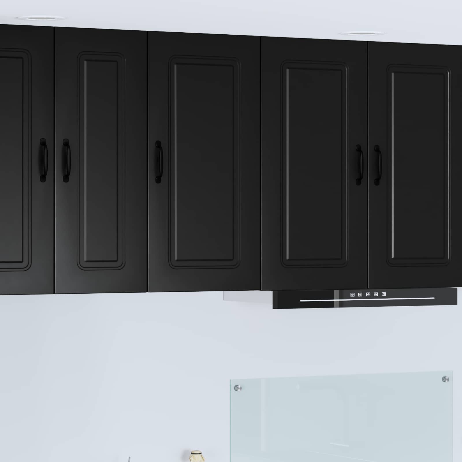 Panel til opvaskemaskine Kalmar Sort 40 x 31 x 80 cm