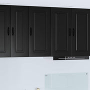 Panel til opvaskemaskine Kalmar Sort 40 x 31 x 80 cm