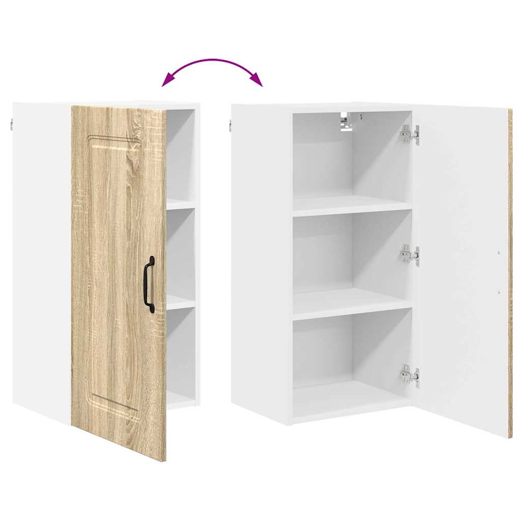 Vægskab til køkken Sonoma eg 40 x 31 x 80 cm Konstrueret træ