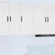 Vægskab til køkken med hylde Høj gloss hvid 40 x 31 x 80 cm