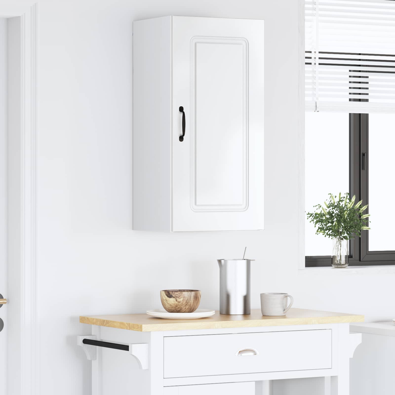 Panel til opvaskemaskine Kalmar Høj gloss hvid 40 x 31 x 80 cm