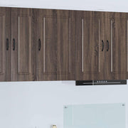 Panel til opvaskemaskine Kalmar Brun eg 40 x 31 x 80 cm