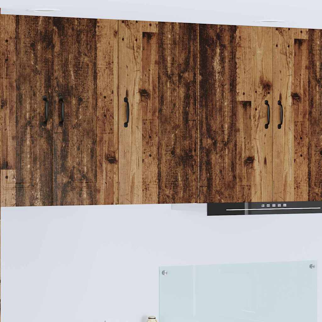 Vægskab til køkken Gammelt træ 40 x 31 x 80 cm Konstrueret træ