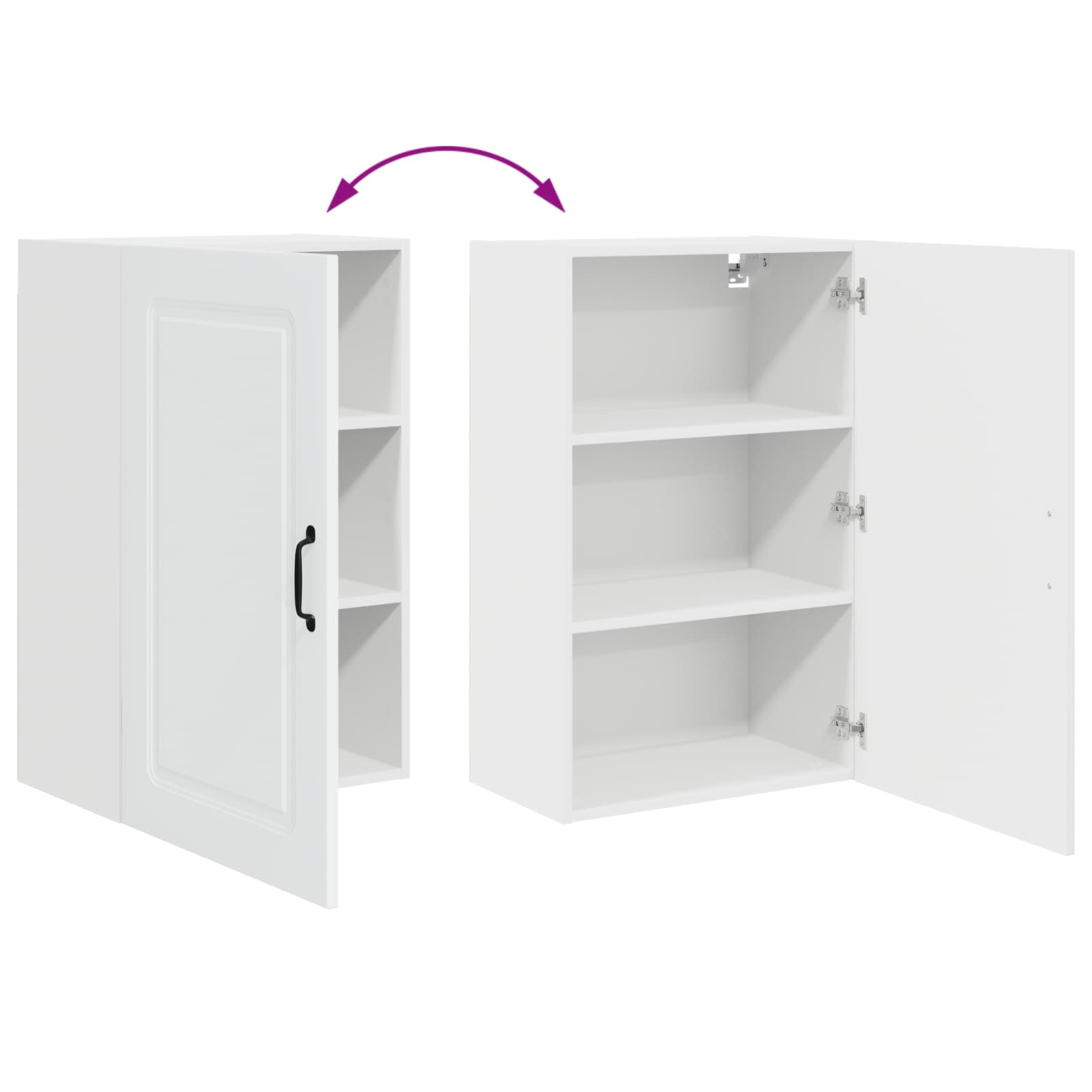 Panel til opvaskemaskine Kalmar Hvid 50 x 31 x 80 cm