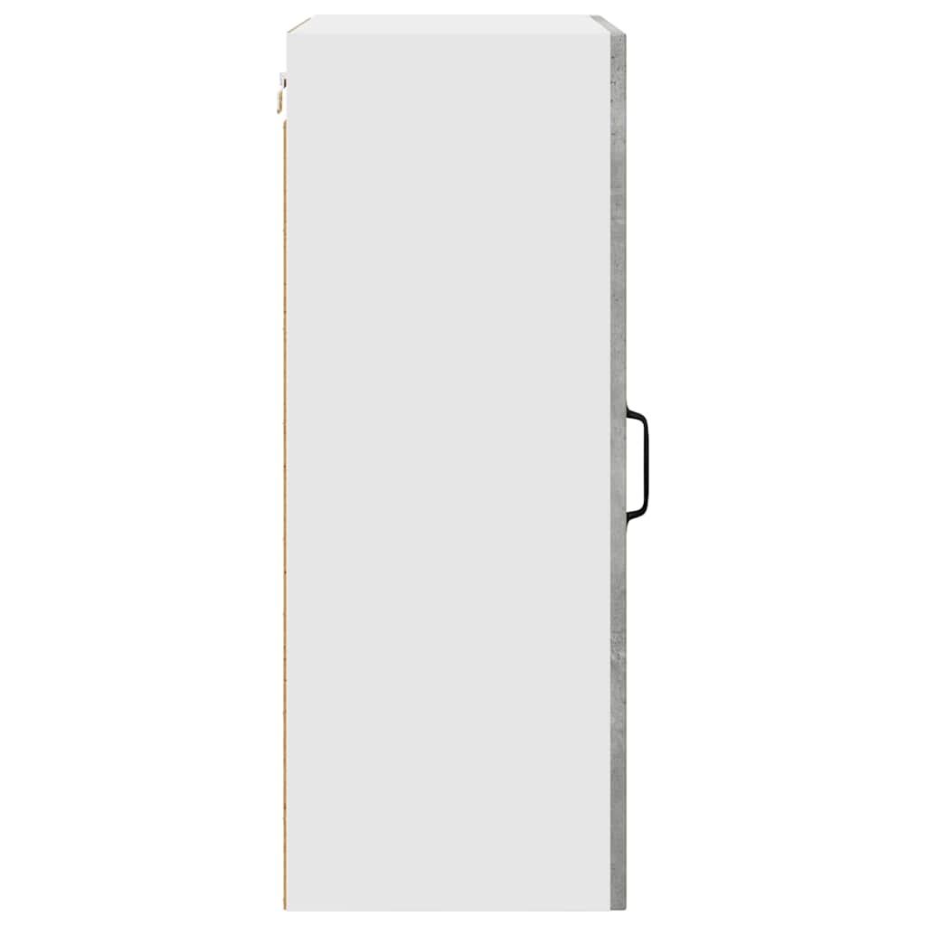 Vægskab til køkken Beton Grå 50 x 31 x 80 cm Konstrueret træ