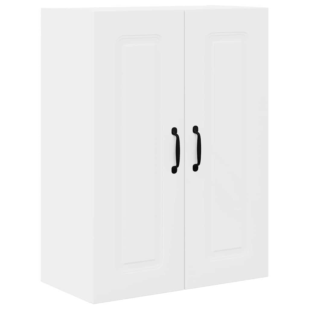 Vægskab til køkken med dør Hvid 60 x 31 x 80 cm Konstrueret træ