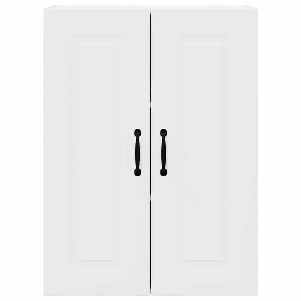 Vægskab til køkken med dør Hvid 60 x 31 x 80 cm Konstrueret træ