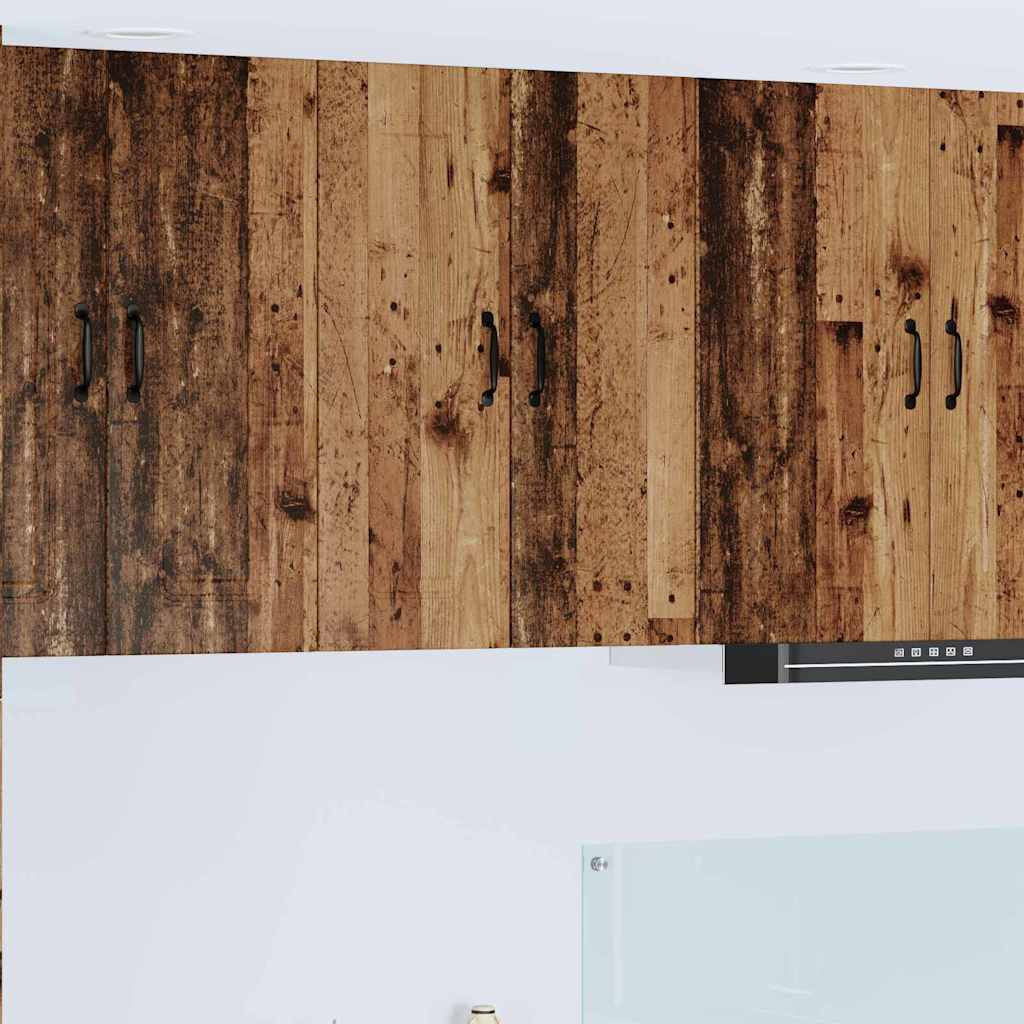 Vægskab til køkken Gammelt træ 60 x 31 x 80 cm Konstrueret træ