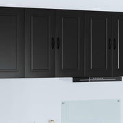 Panel til opvaskemaskine Kalmar Sort 80 x 31 x 80 cm