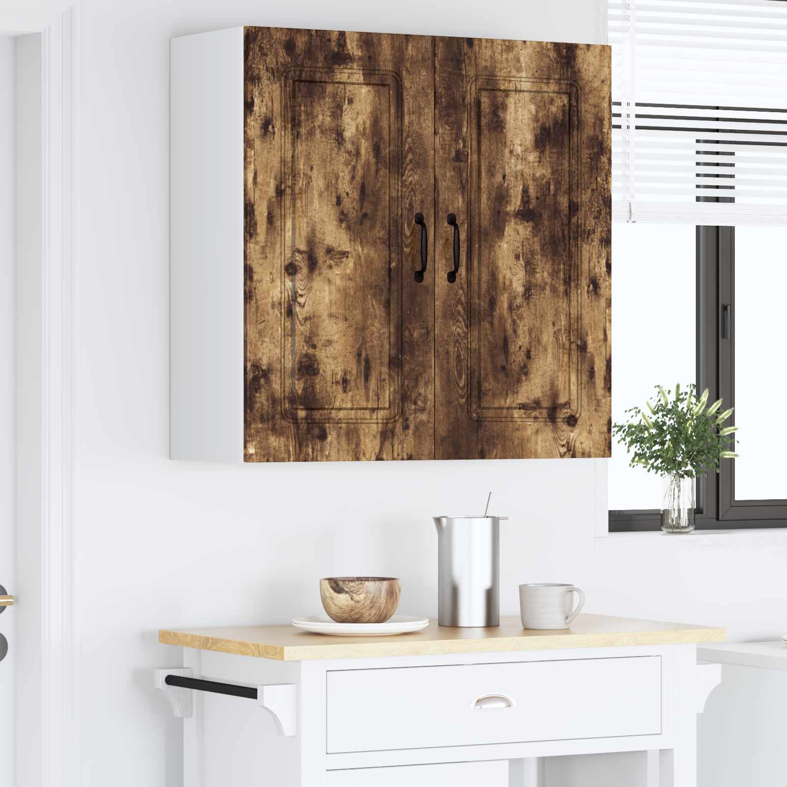 Panel til opvaskemaskine Kalmar Røget eg 80 x 31 x 80 cm
