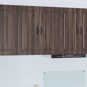 Panel til opvaskemaskine Kalmar Brun eg 80 x 31 x 80 cm