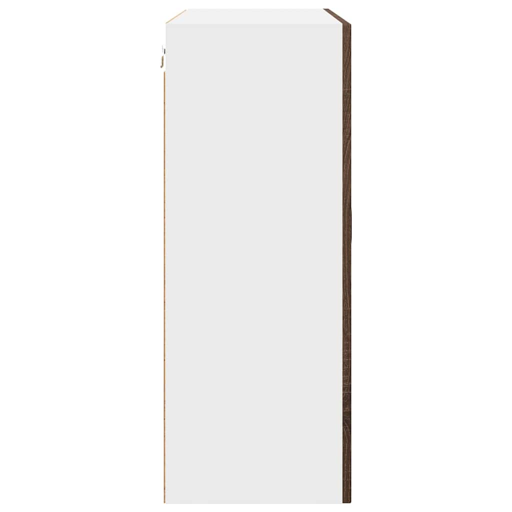 Vægskab til køkken Brun eg 80 x 31 x 80 cm Konstrueret træ