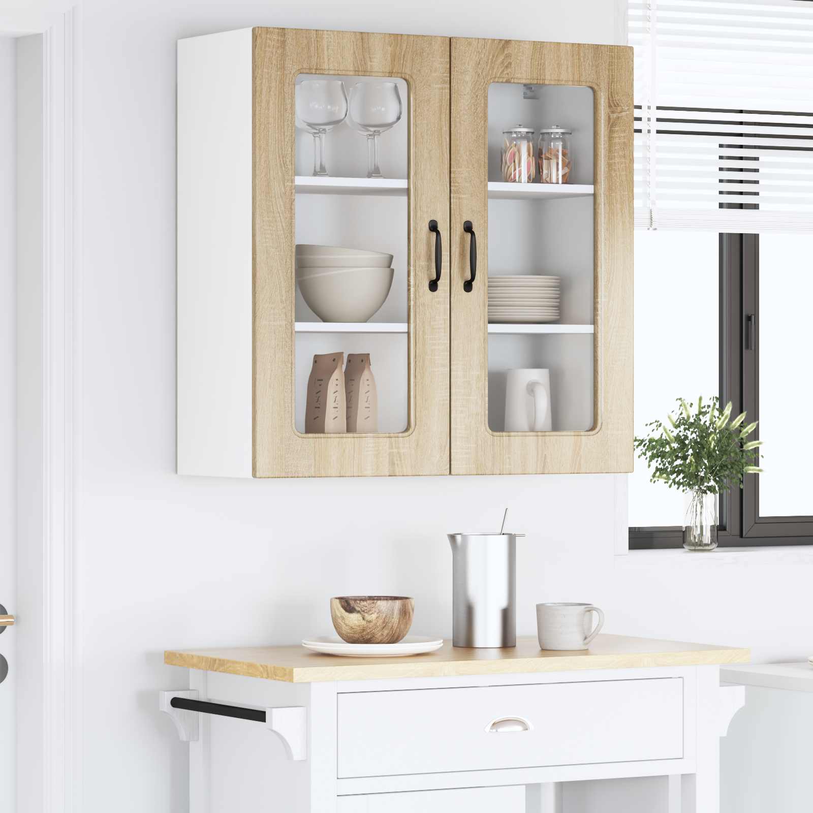 Panel til opvaskemaskine Kalmar Sonoma eg 80 x 31 x 80 cm