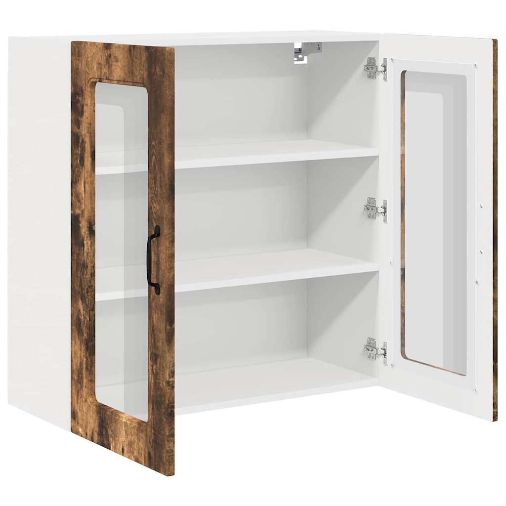 Vægskab til køkken Røget eg 80 x 31 x 80 cm Konstrueret træ