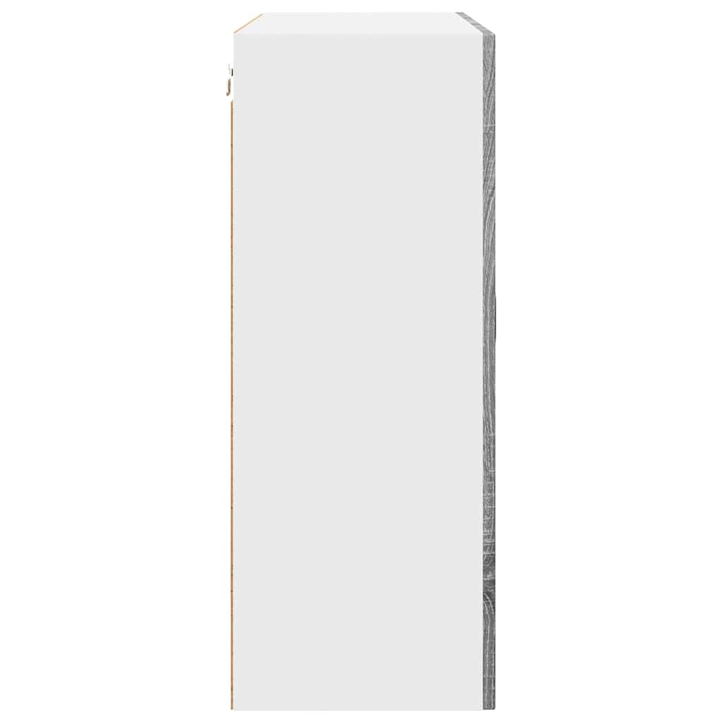 Vægskab til køkken Grå Sonoma 80 x 31 x 80 cm Konstrueret træ