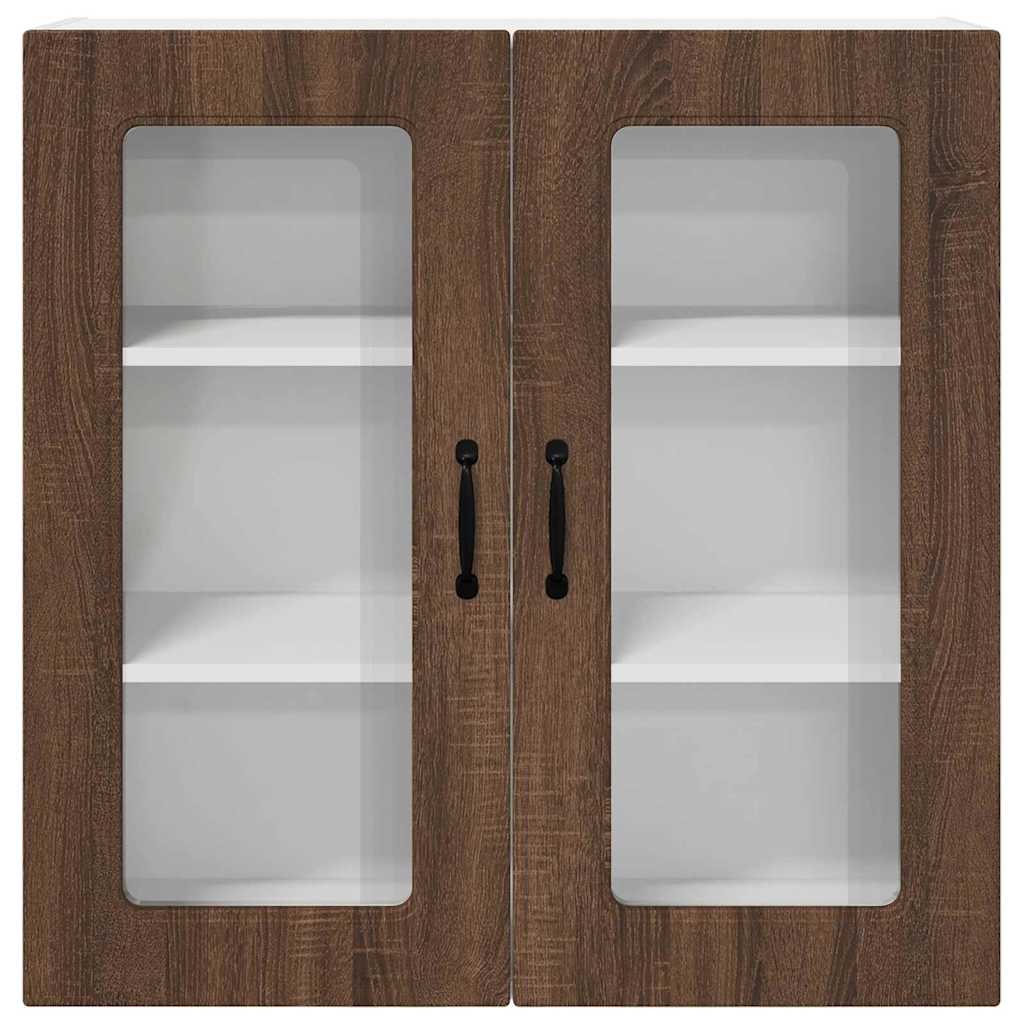 Vægskab til køkken Brun eg 80 x 31 x 80 cm Konstrueret træ