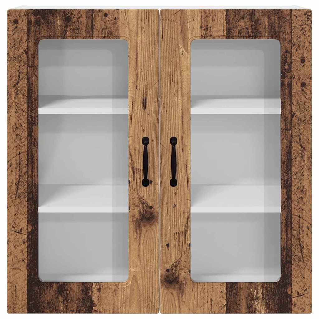Vægskab til køkken Gammelt træ 80 x 31 x 80 cm Konstrueret træ
