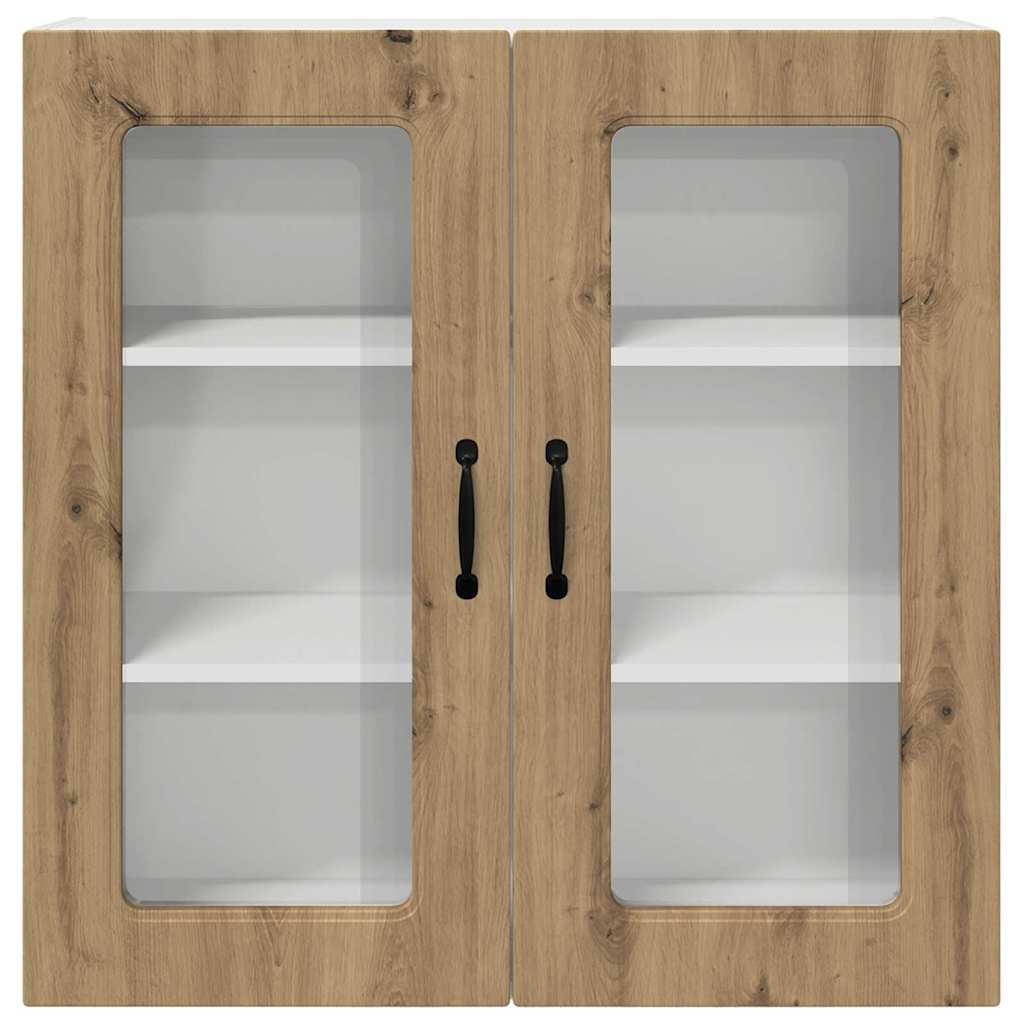 Vægskab til køkken med hylde Artisan Egetræ 80 x 31 x 80 cm