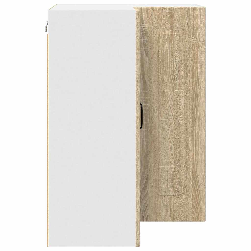 Vægskab til køkken Sonoma eg 57 x 57 x 80 cm Konstrueret træ