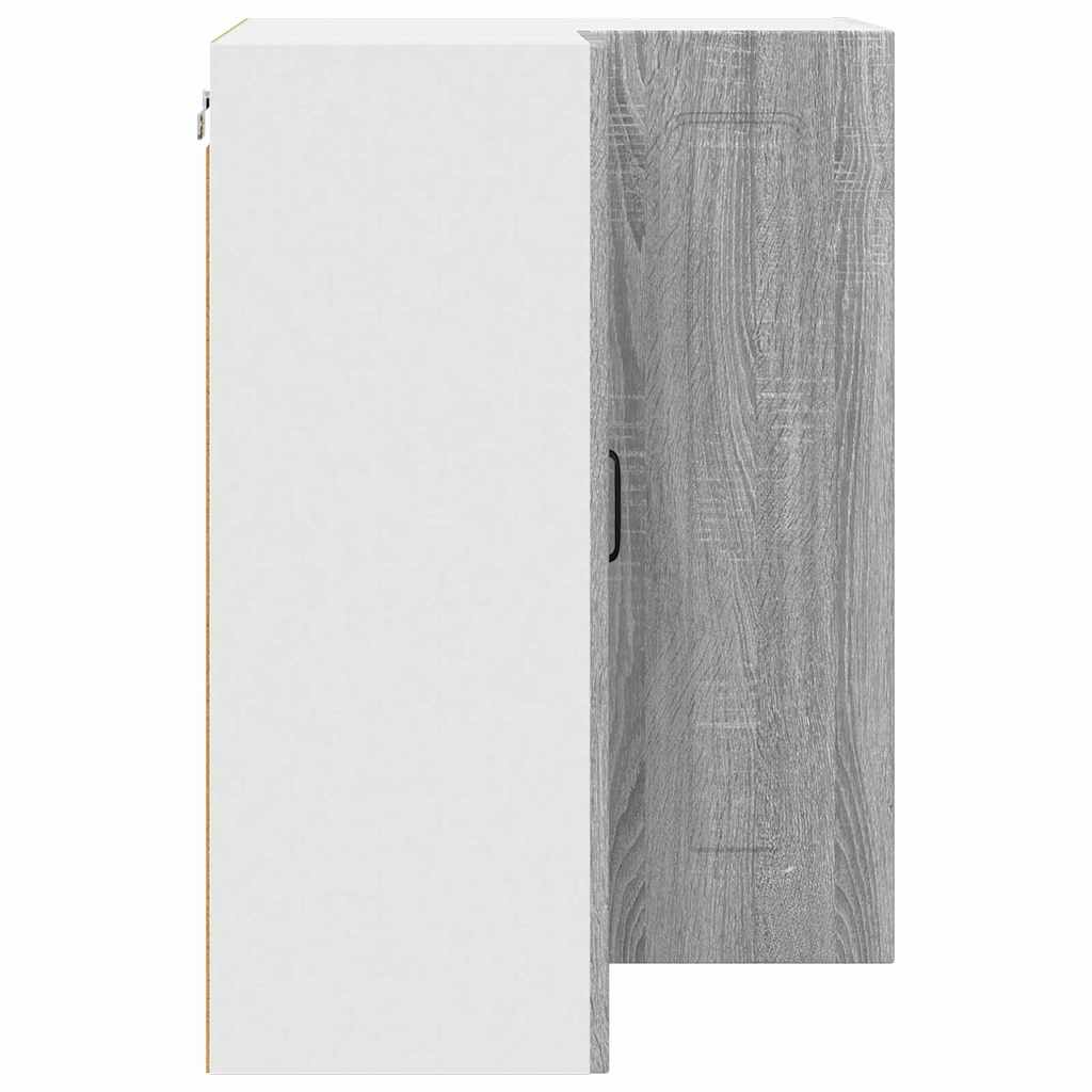 Vægskab til køkken Grå Sonoma 57 x 57 x 80 cm Konstrueret træ