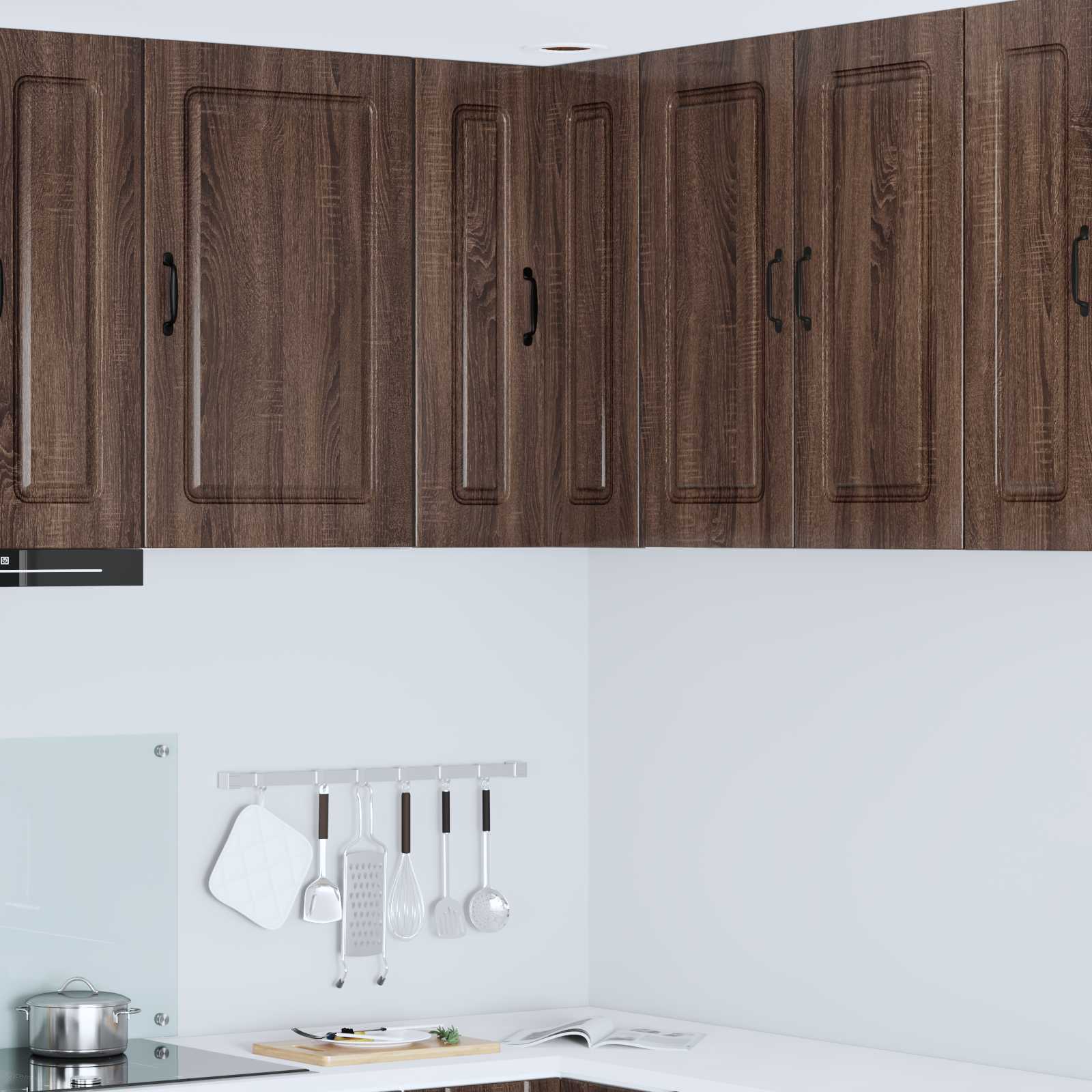 Panel til opvaskemaskine Kalmar Brun eg 57 x 57 x 80 cm