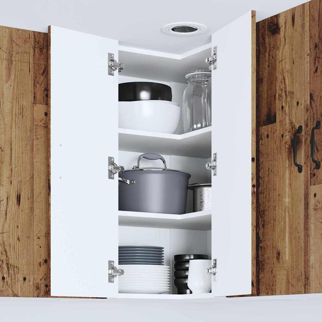 Vægskab til køkken Gammelt træ 57 x 57 x 80 cm Konstrueret træ