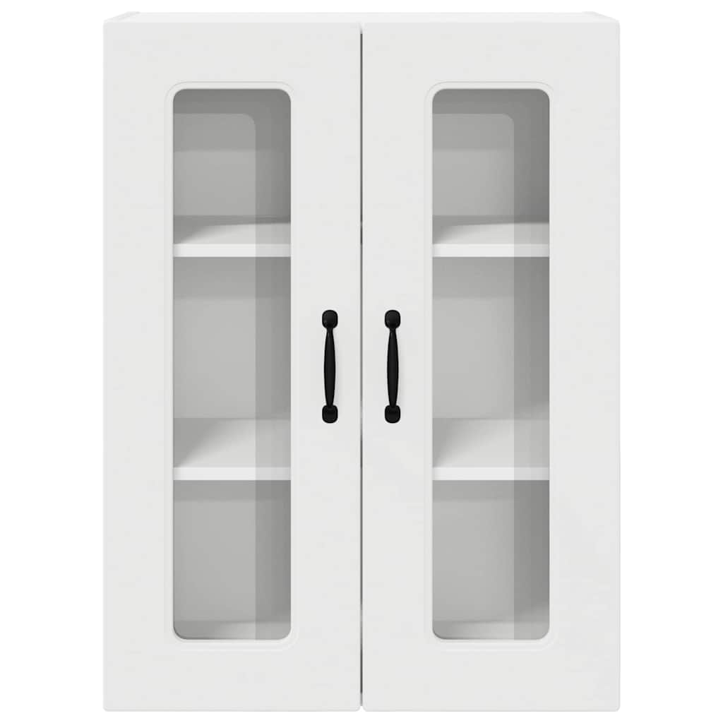 Vægskab til køkken med dør Hvid 60 x 31 x 80 cm Konstrueret træ