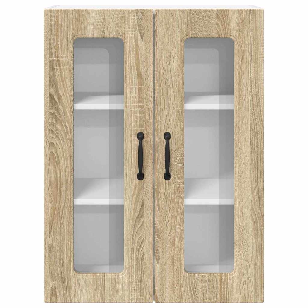 Vægskab til køkken Sonoma eg 60 x 31 x 80 cm Konstrueret træ