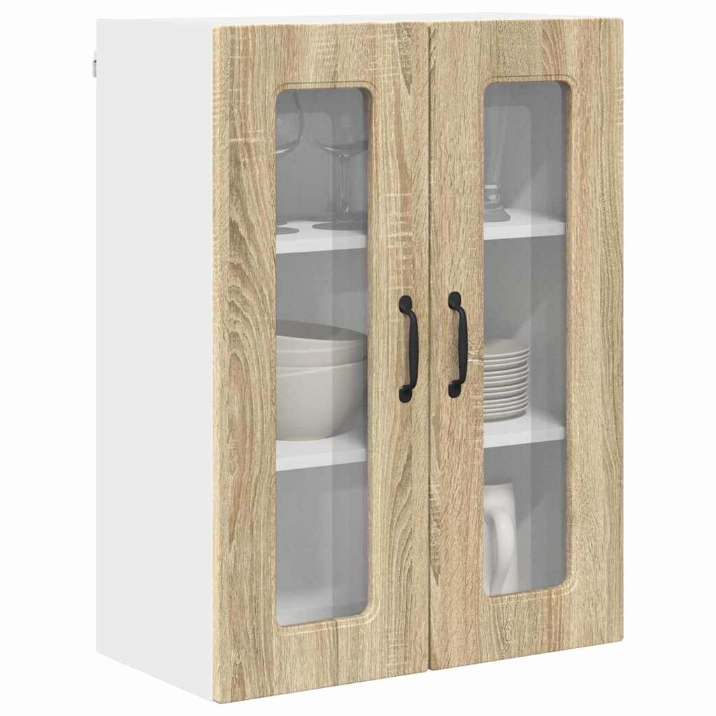 Vægskab til køkken Sonoma eg 60 x 31 x 80 cm Konstrueret træ