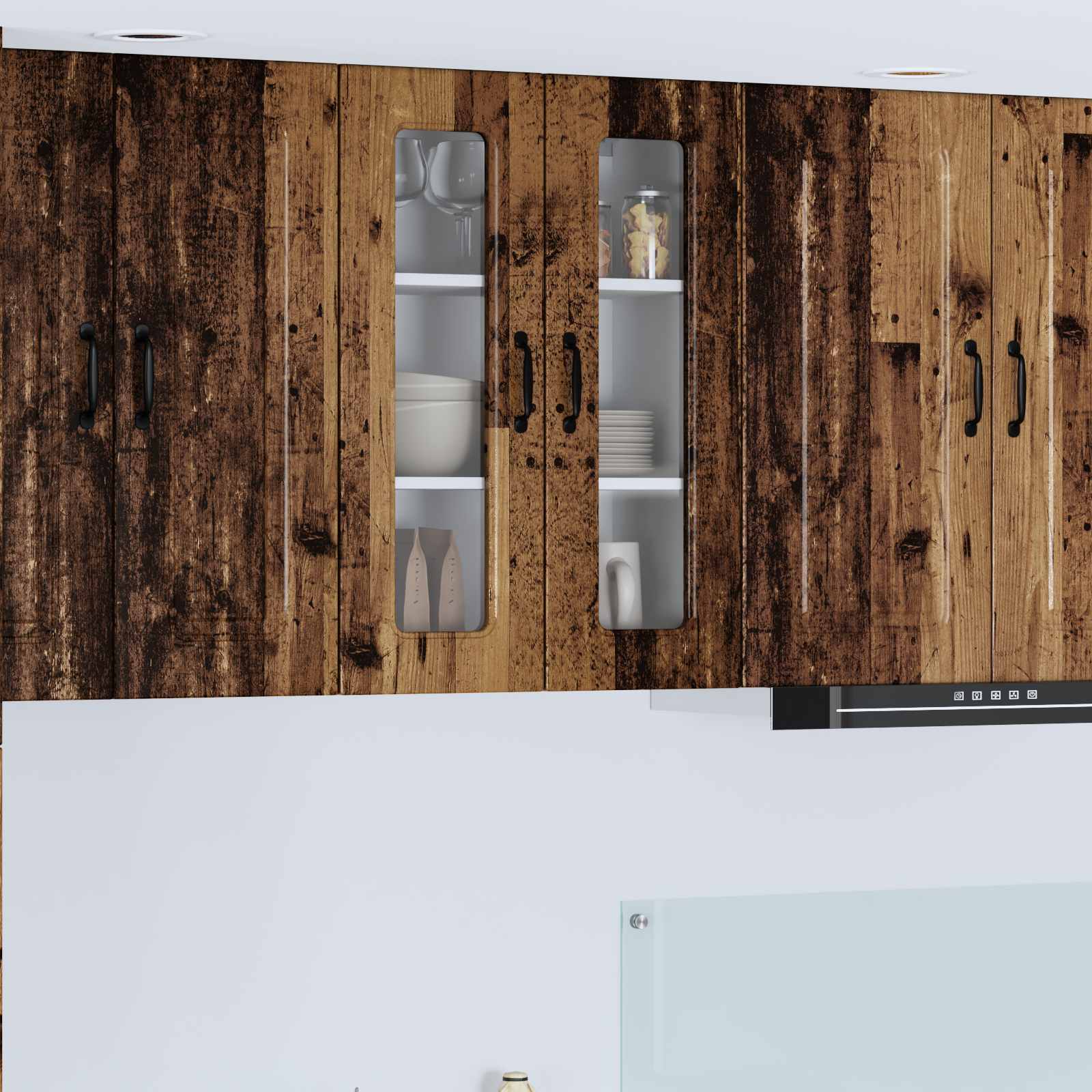 Panel til opvaskemaskine Kalmar Gammelt træ 60 x 31 x 80 cm