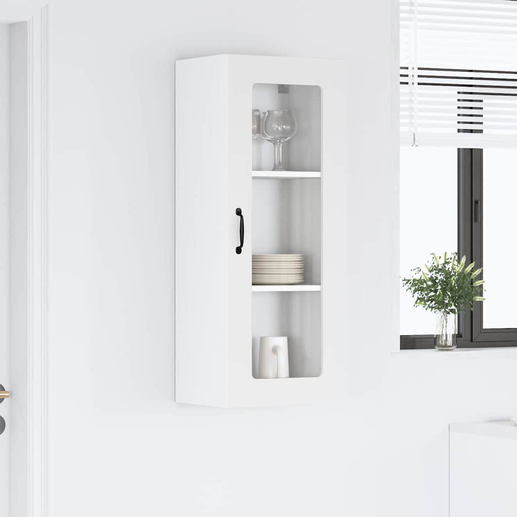 Vægskab til køkken Hvid 40 x 31 x 100 cm Konstrueret træ