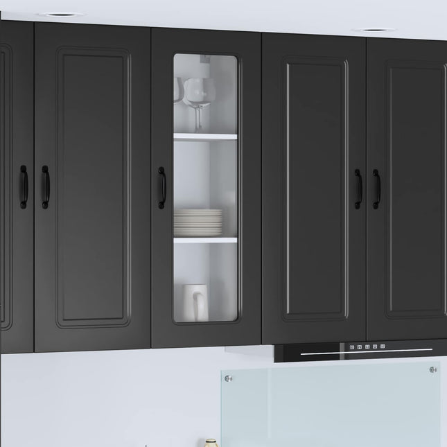 Panel til opvaskemaskine Kalmar Sort 40 x 31 x 100 cm