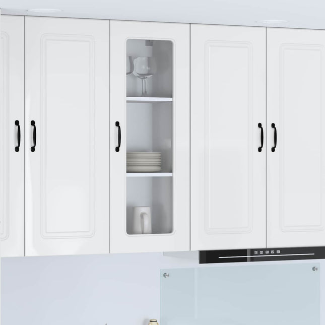 Panel til opvaskemaskine Kalmar Høj gloss hvid 40 x 31 x 100 cm
