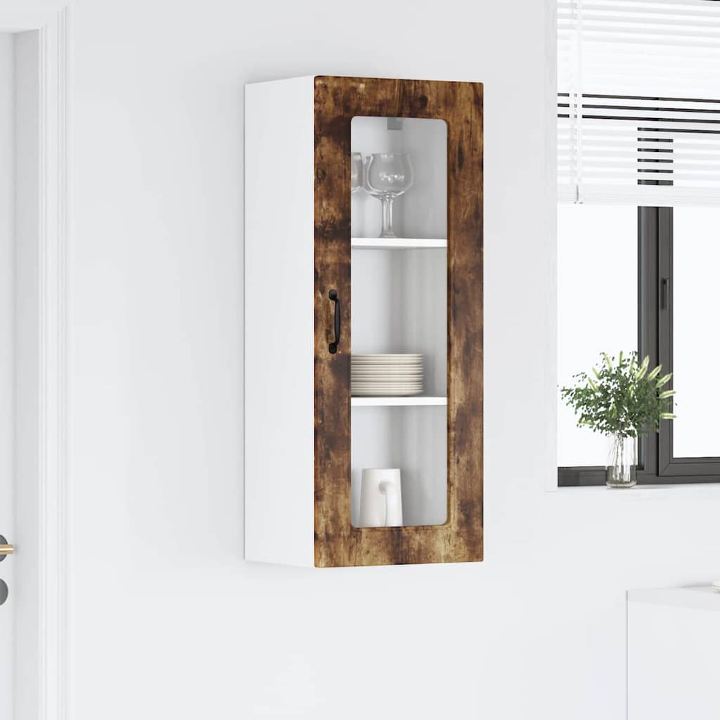 Vægskab til køkken Røget eg 40 x 31 x 100 cm Konstrueret træ