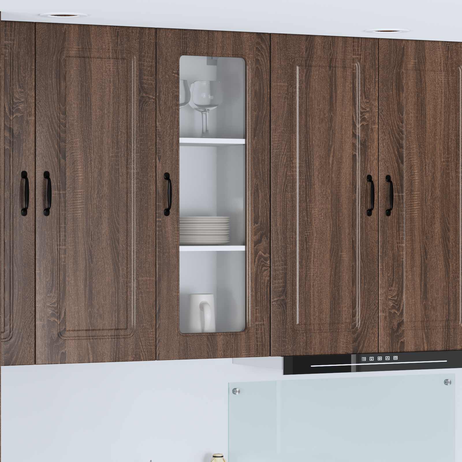 Panel til opvaskemaskine Kalmar Brun eg 40 x 31 x 100 cm