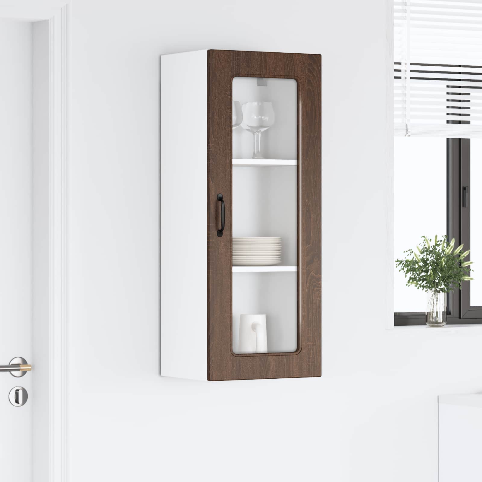 Panel til opvaskemaskine Kalmar Brun eg 40 x 31 x 100 cm