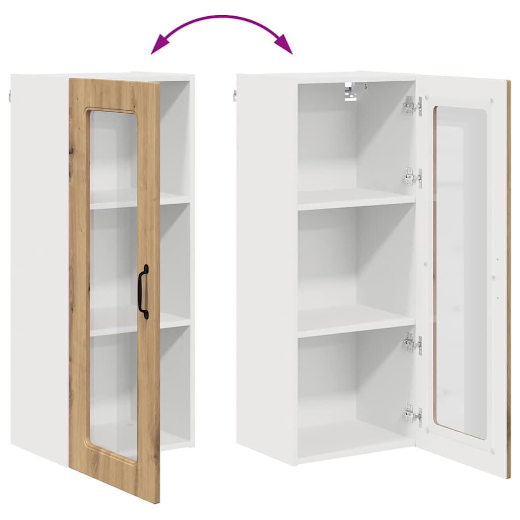 Vægskab til køkken med hylde Artisan Egetræ 40 x 31 x 100 cm