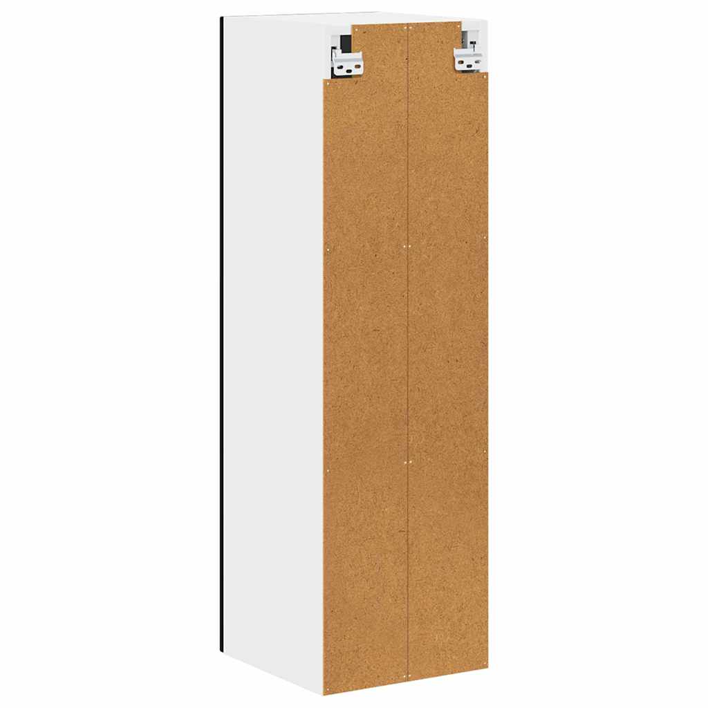 Vægskab til køkken Sort 30 x 31 x 100 cm Konstrueret træ