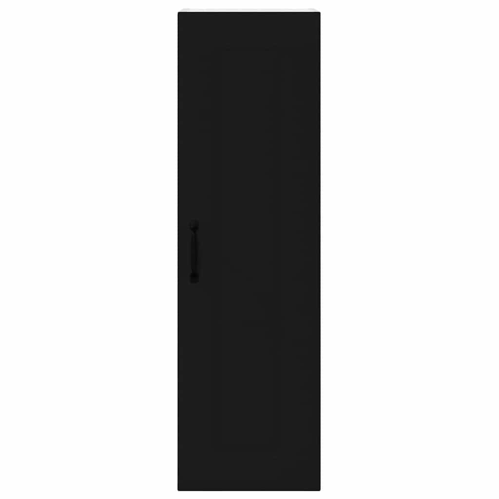 Vægskab til køkken Sort 30 x 31 x 100 cm Konstrueret træ