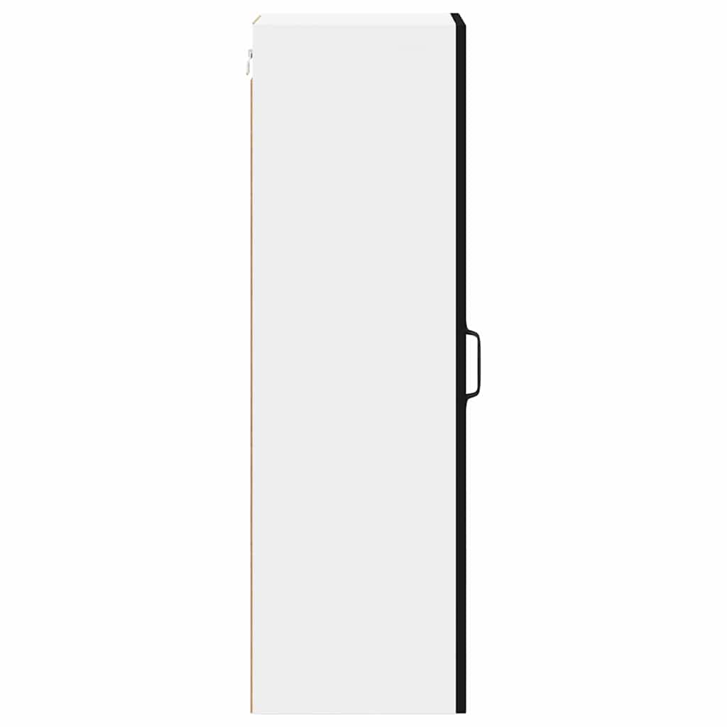 Vægskab til køkken Sort 30 x 31 x 100 cm Konstrueret træ