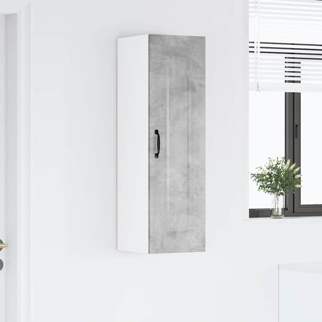 Vægskab til køkken Beton Grå 30 x 31 x 100 cm Konstrueret træ
