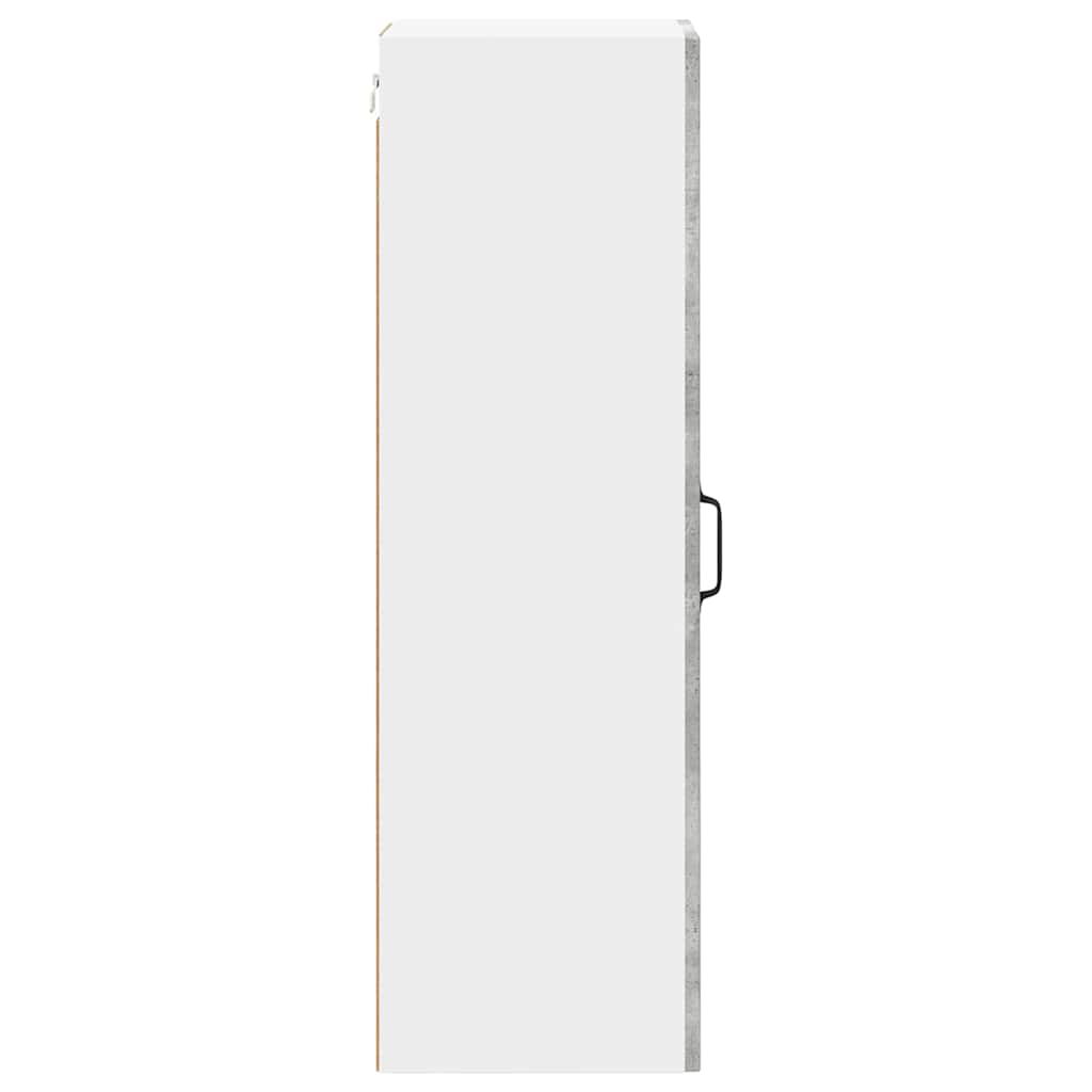 Vægskab til køkken Beton Grå 30 x 31 x 100 cm Konstrueret træ