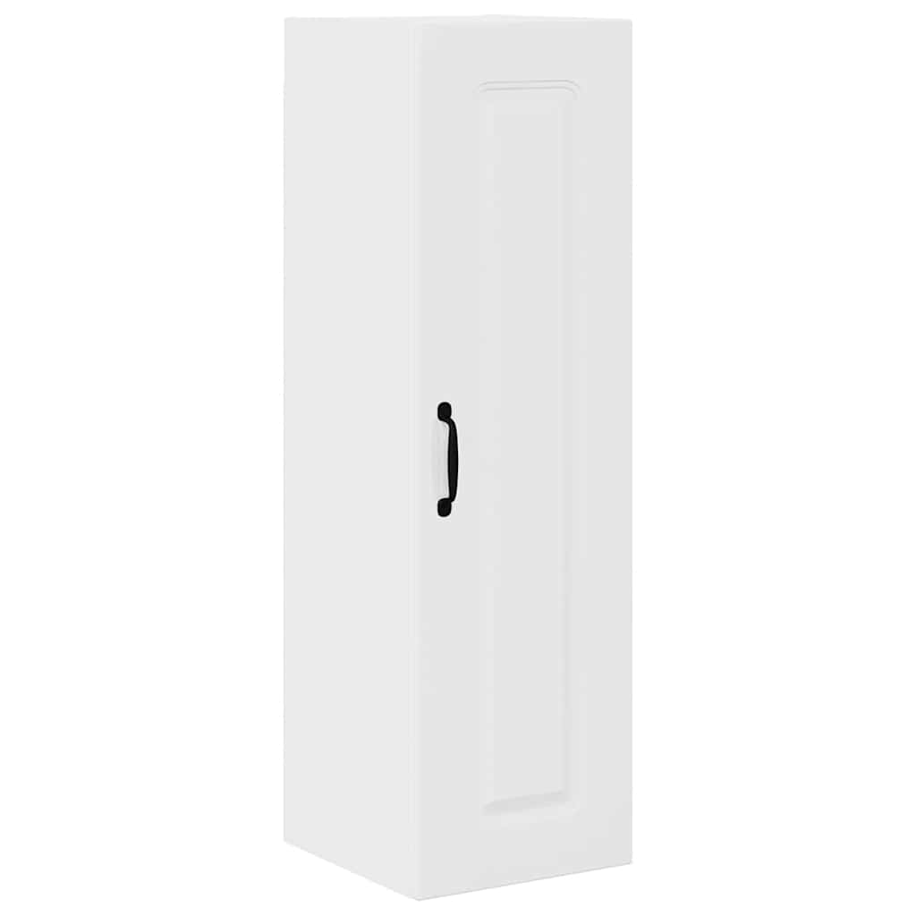 Vægskab til køkken med hylde Høj gloss hvid 30 x 31 x 100 cm