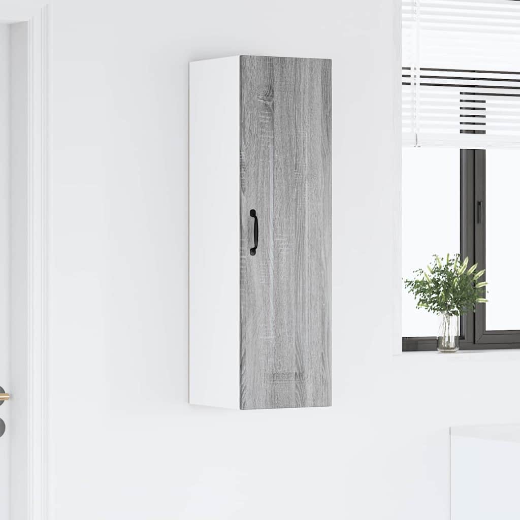 Vægskab til køkken Grå Sonoma 30 x 31 x 100 cm Konstrueret træ