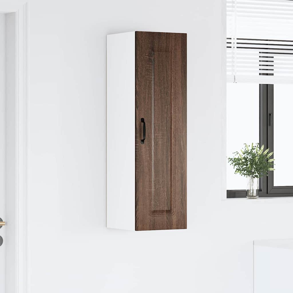 Vægskab til køkken Brun eg 30 x 31 x 100 cm Konstrueret træ