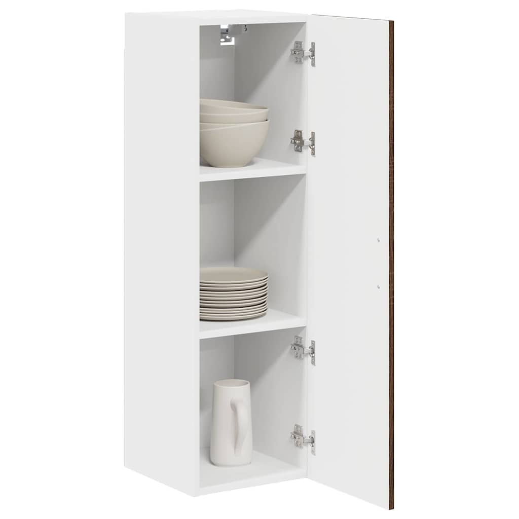 Vægskab til køkken Brun eg 30 x 31 x 100 cm Konstrueret træ