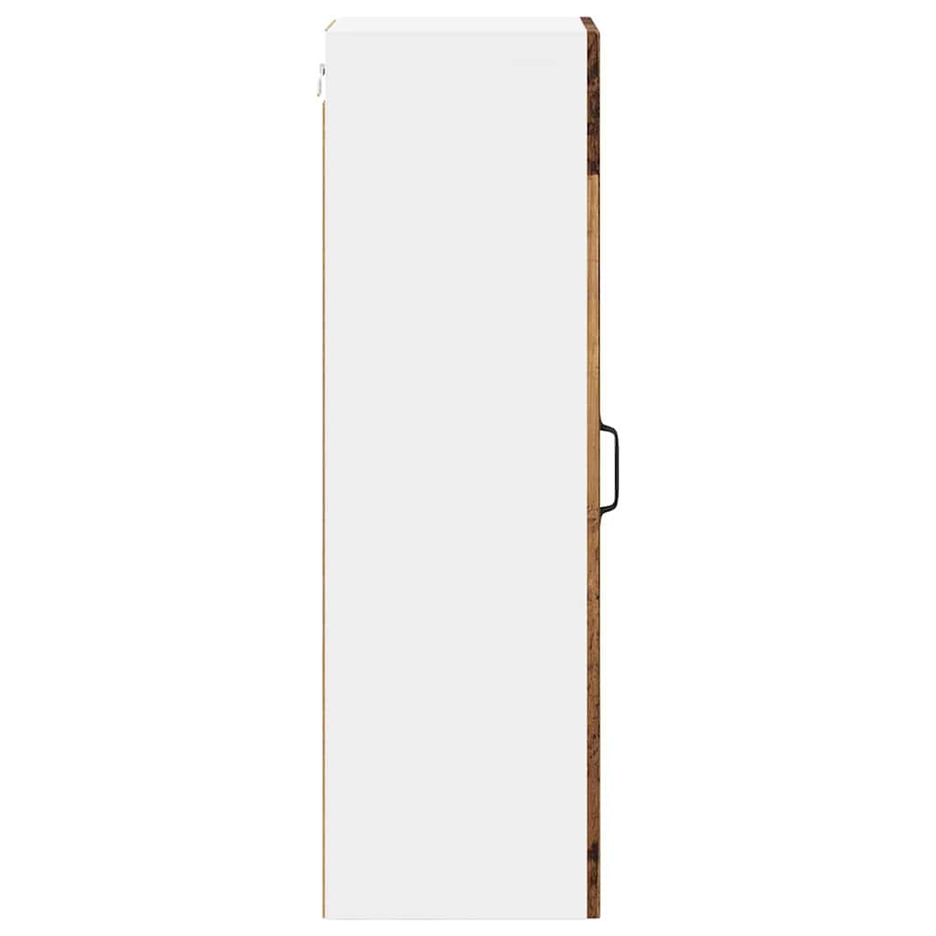 Vægskab til køkken Gammelt træ 30 x 31 x 100 cm Konstrueret træ