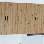 Vægskab til køkken med hylde Artisan Egetræ 30 x 31 x 100 cm