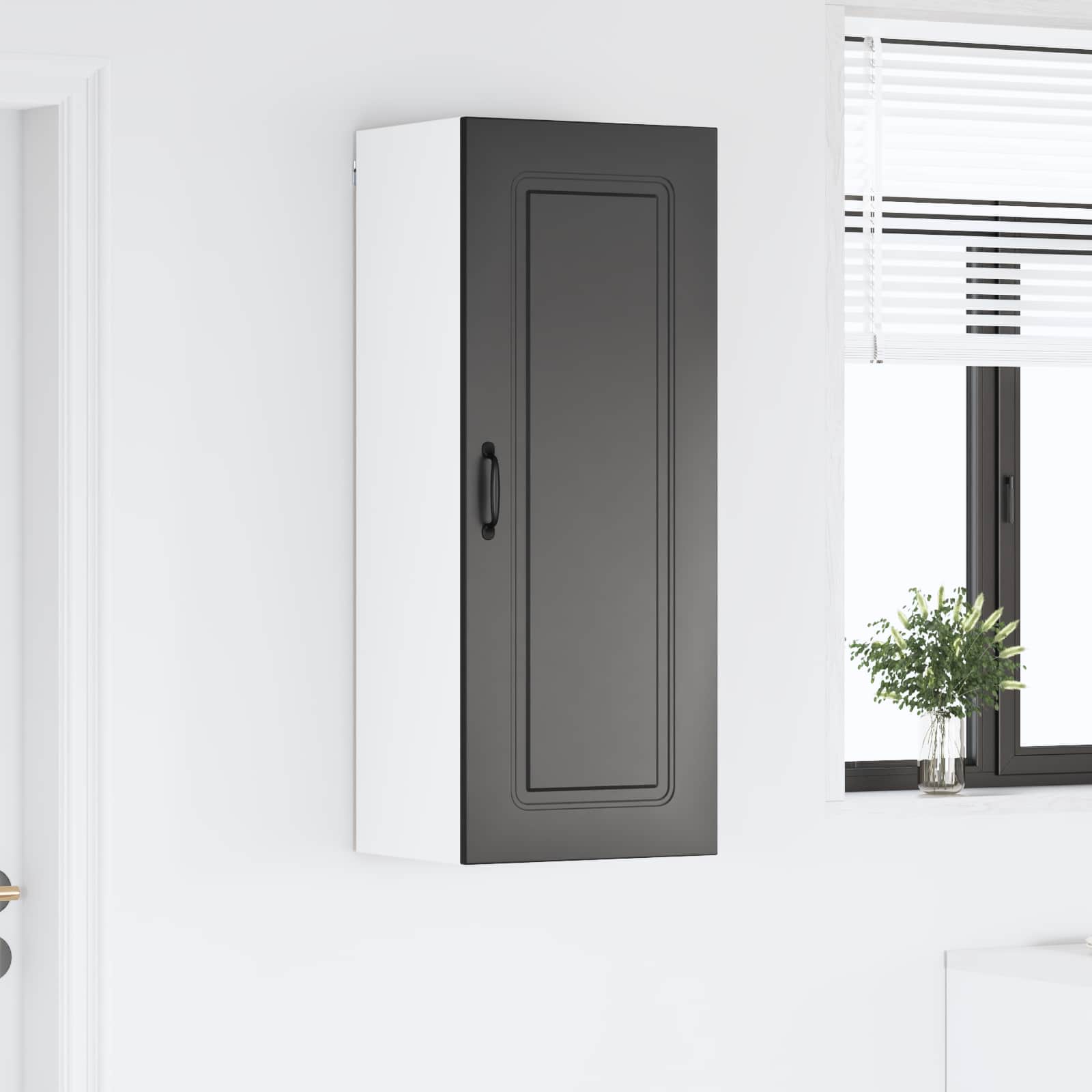 Panel til opvaskemaskine Kalmar Sort 40 x 31 x 100 cm